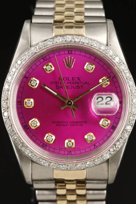 pink face silver rolex|women's Rolex pink face.